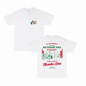 Breathable Design Bold Comfort Bada Bing x UN:IK 'All Due Respect' Tee - White