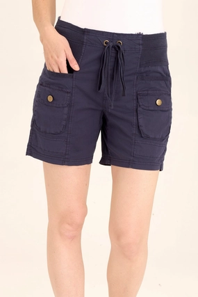 Felix Stretch Poplin Cargo Drawstring Short clubbing attire