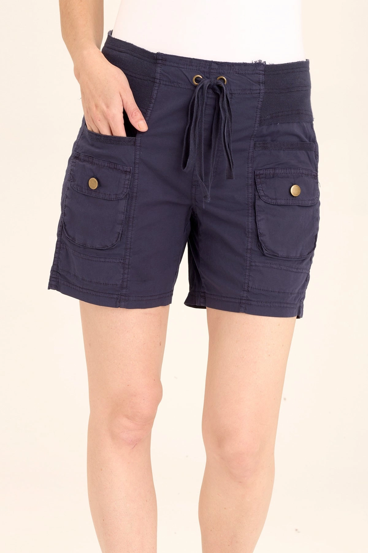 Minimal Stretch Felix Stretch Poplin Cargo Drawstring Short