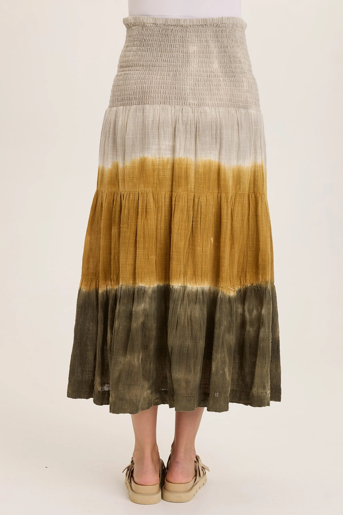 Outfit Mix Paigene Gauze Tiered Skirt