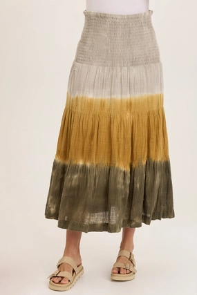 Paigene Gauze Tiered Skirt Mood Outfit Non Irritating Seams