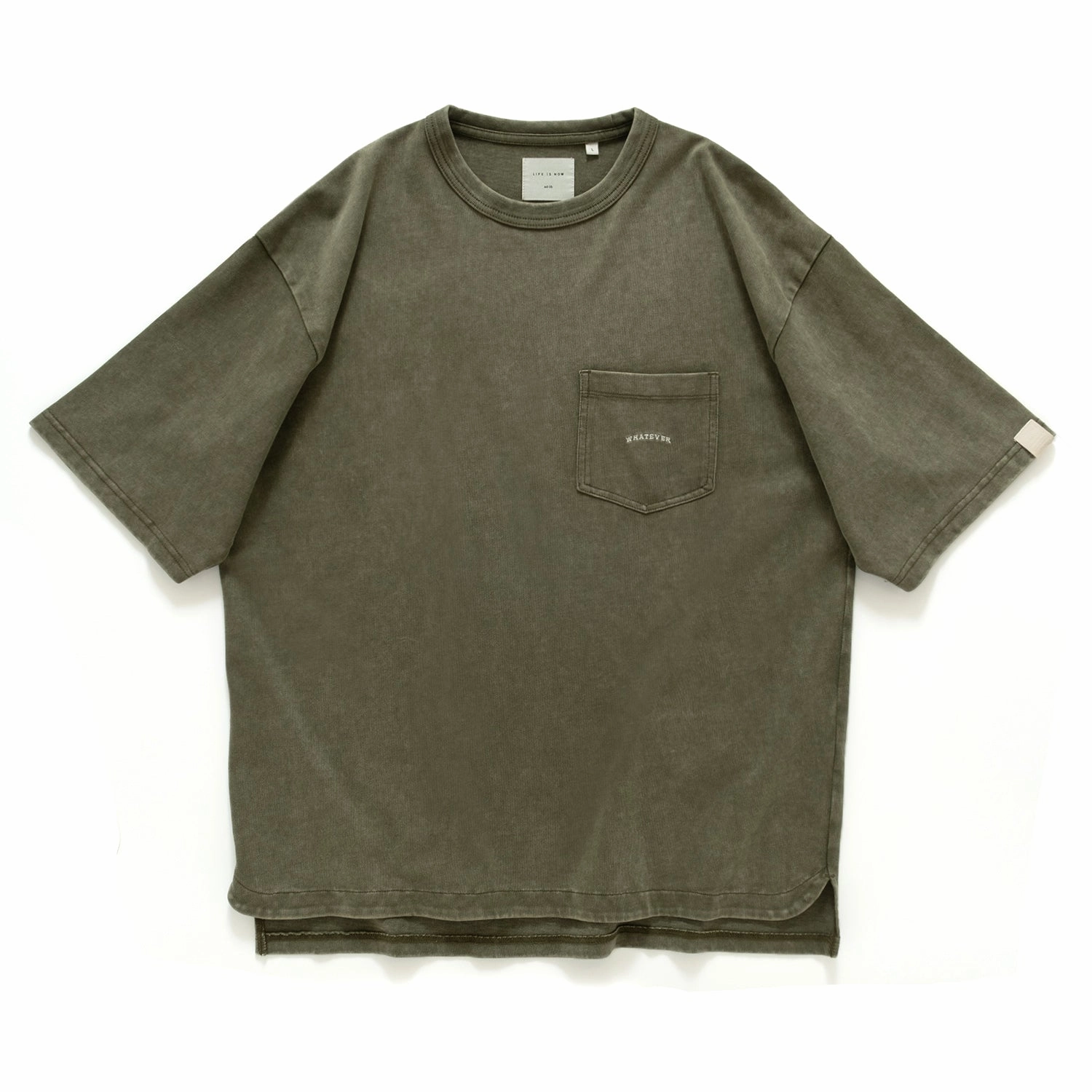 (TP1339) Garment Dye Wash Pocket Tee Comfy and Versatile