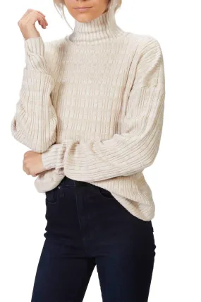 Ultimate Warmth Georgina Sweater In Neutral Knit
