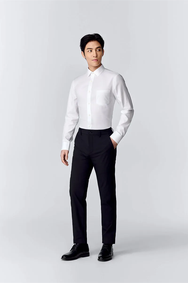 Wrinkle-Free Pinpoint Oxford Pocket Dress Shirt | White WH001Z Outdoor Adventure