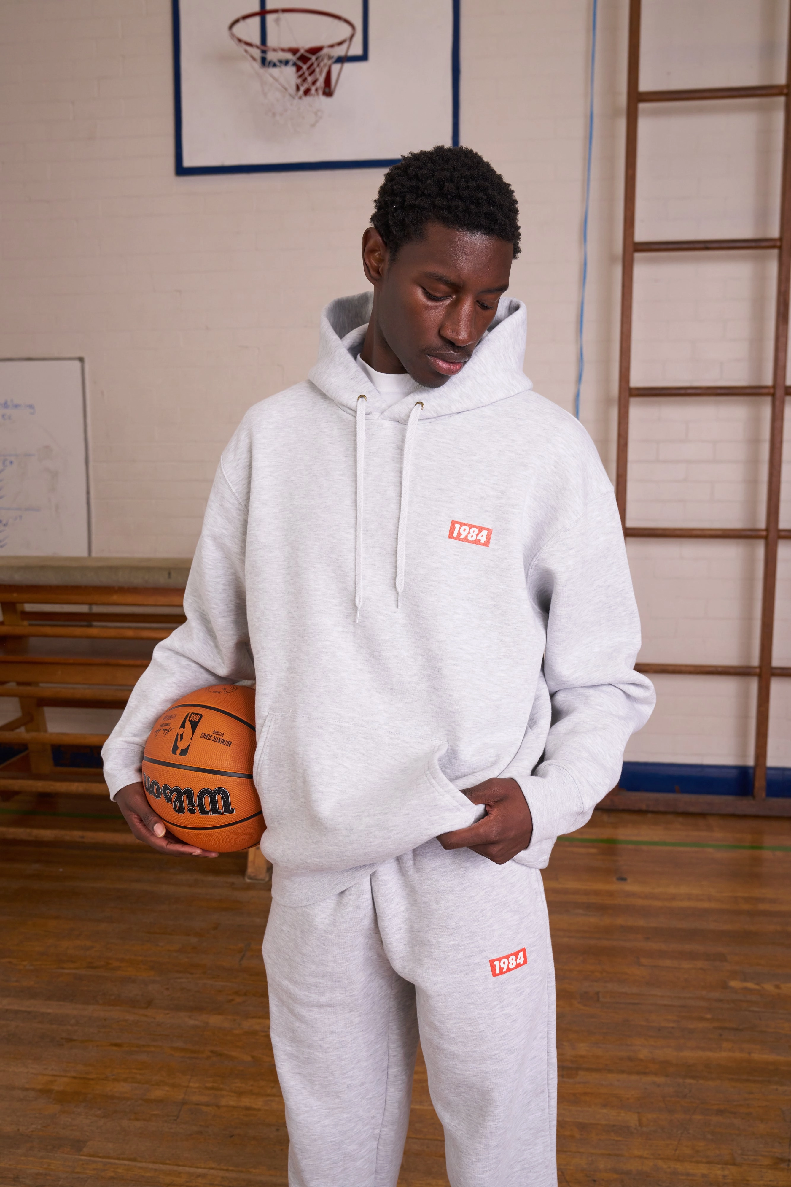 Winter Fashion Vice 84 *10 Years Of* 'Physical Education' Hoodie - Ash Grey