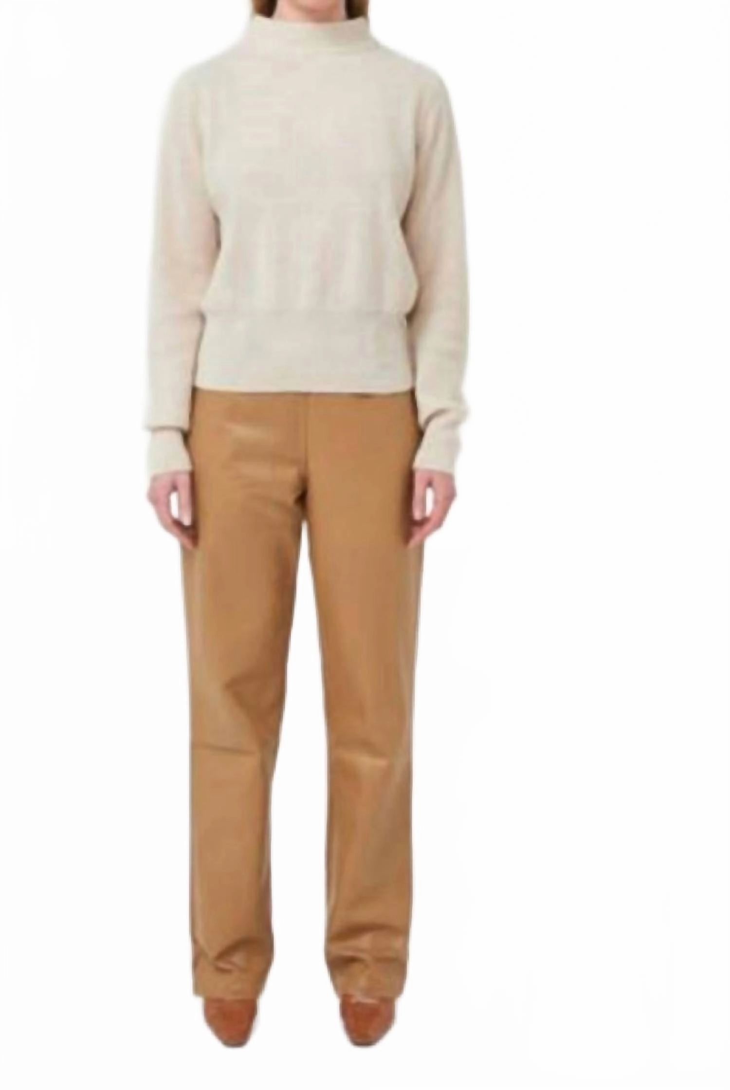 Sophia Fringe Sweater In Antique White Perfect for Layering
