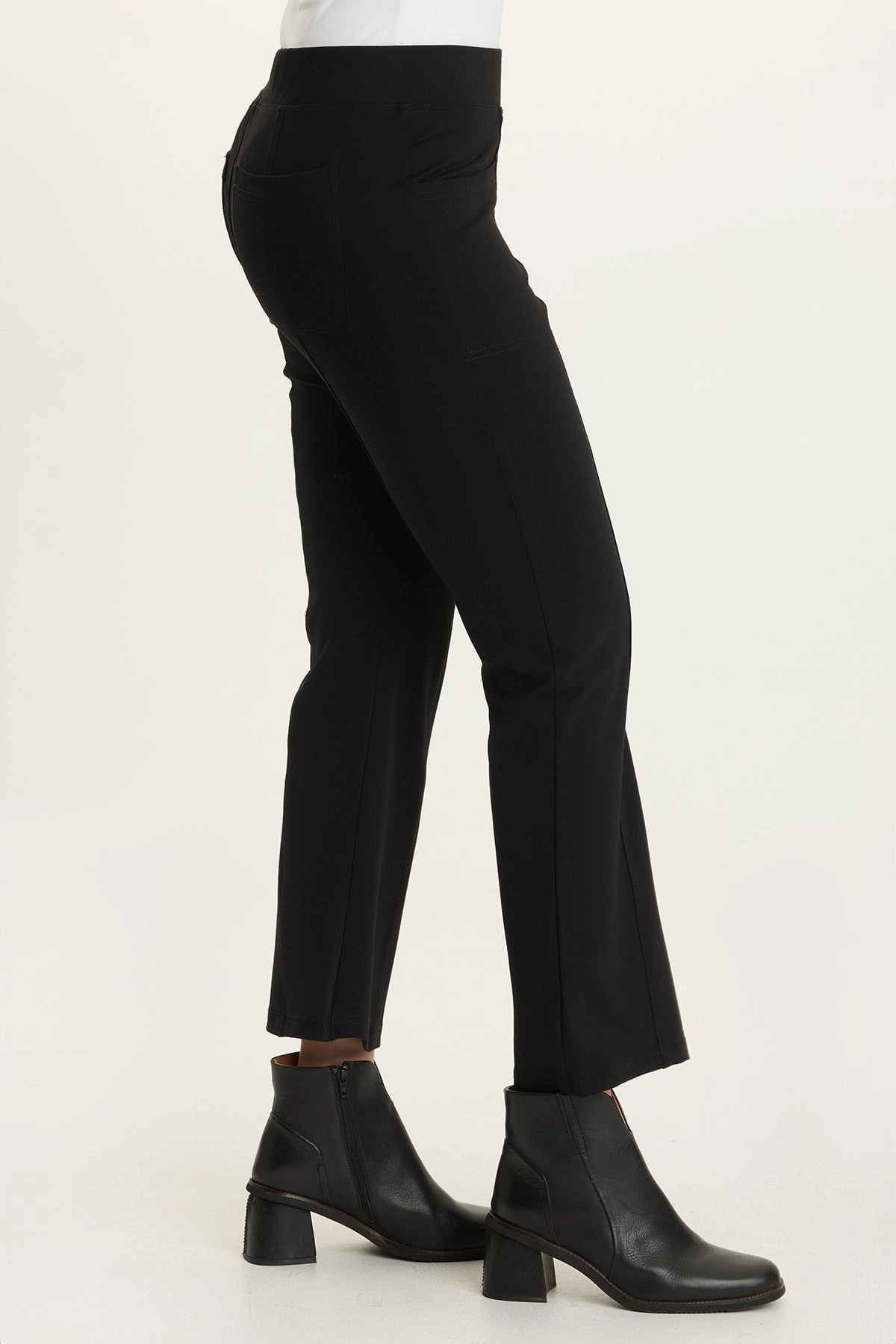 Effortless Comfort Yanis Ponte Pull-On Flare Pant