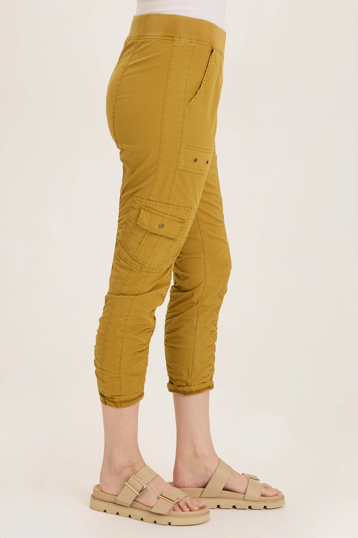 Anti Odor Evening Walk Tilton Stretch Poplin Ruched Skinny Pant