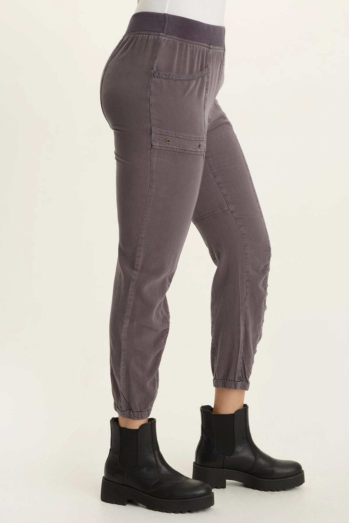 Squire Twill Banded Hem Casual Pant Timeless Comfort Lightweight Comfort