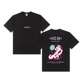 DISCO ONLY 'Disco Ball' Tee - Black / White Trendy