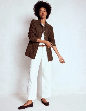 Comfy Layers Suede Jacket-Chocolate Suede