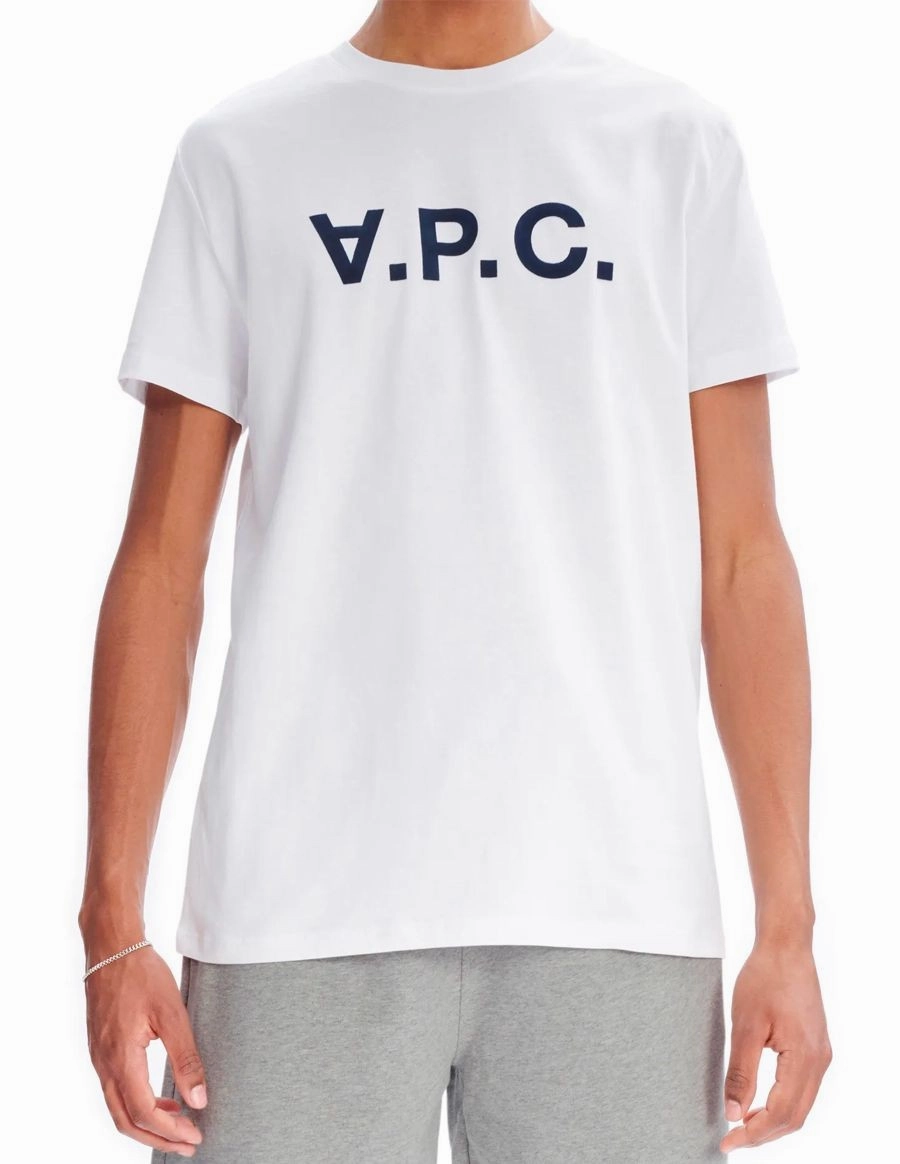 Set In Sleeve Blanc Dark Navy Standard Grand Vpc Gots T-Shirt