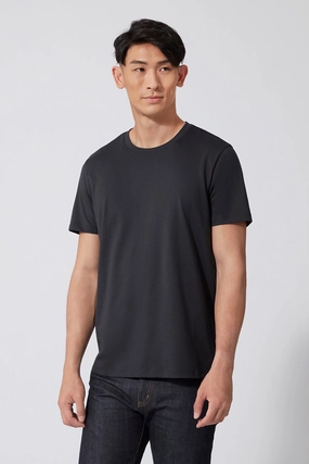 Super Soft Crew Neck T-Shirt | Charcoal GYE164 Chic Style Chill Style