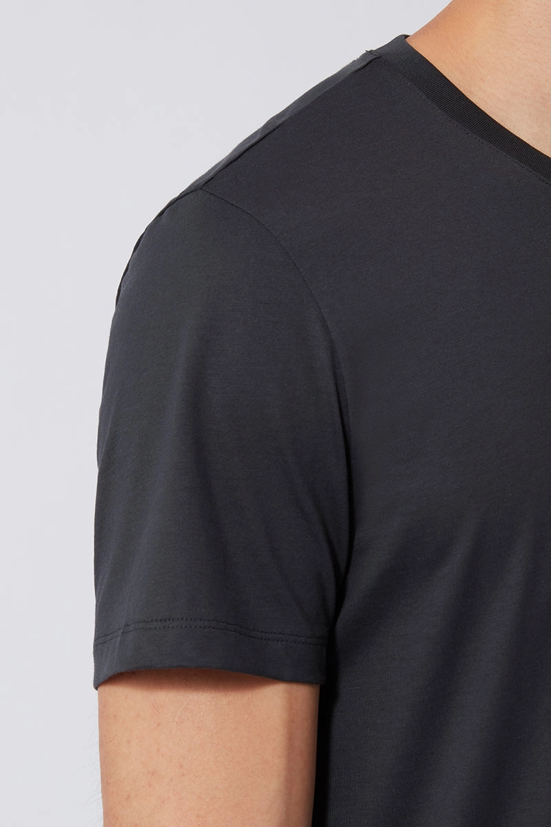 Timeless Comfort QuickDry Material Super Soft Crew Neck T-Shirt | Charcoal GYE164