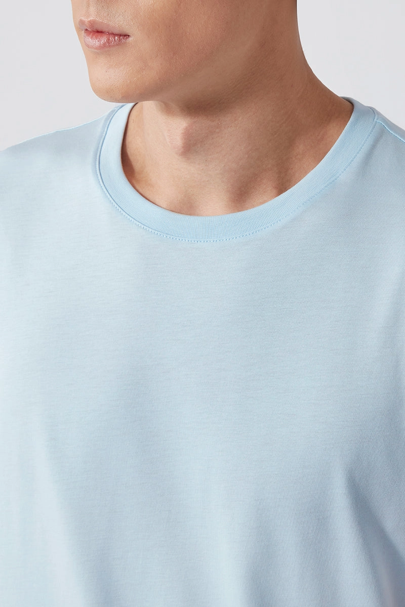 Relax Trend Ultimate Fit Super Soft Crew Neck T-Shirt | Light Blue BLE237