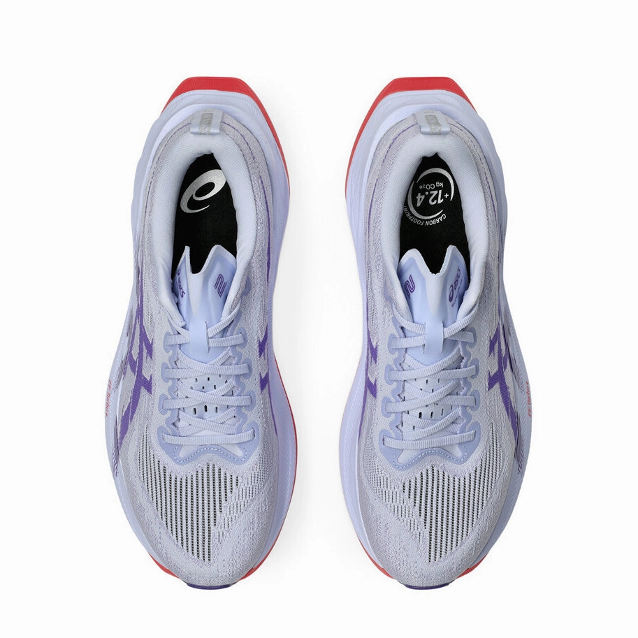 Superblast 2 Running Shoes Blue Fade / Edo Purple Anatomical Heel Counter Cross Vector Flex Grooves