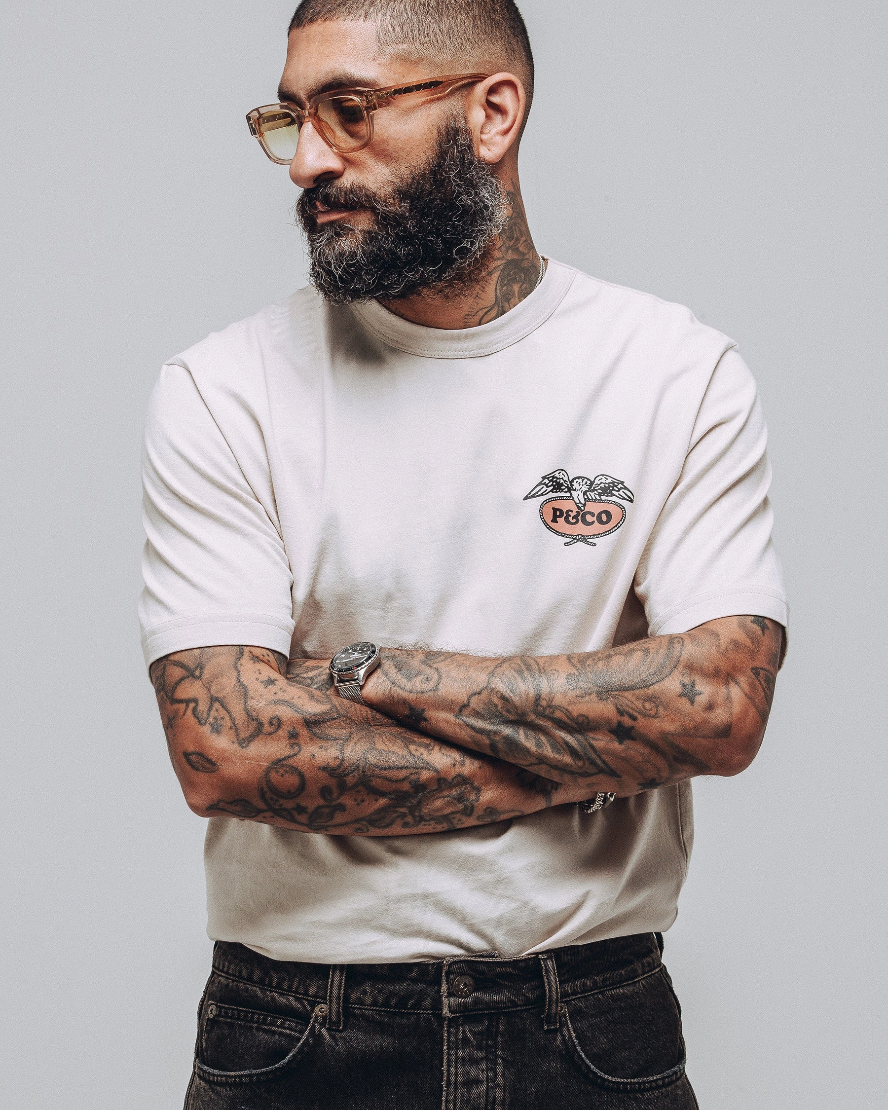 Soft and Cozy ethical Superior Quality T-Shirt - Bone