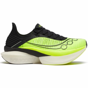Endorphin Elite 2 Running Shoes Citron / Black 3D Knit Upper breathable - upper shoes