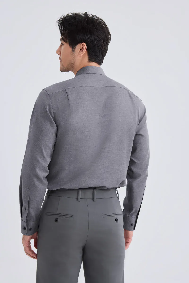 Supreme Cotton-Yak Twill Dress Shirt | Stone Grey 0372DK Cooling Mesh Lining Gift Idea