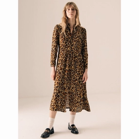 Flow Sleeve Suzie Winkle Dress Magda Fauve
