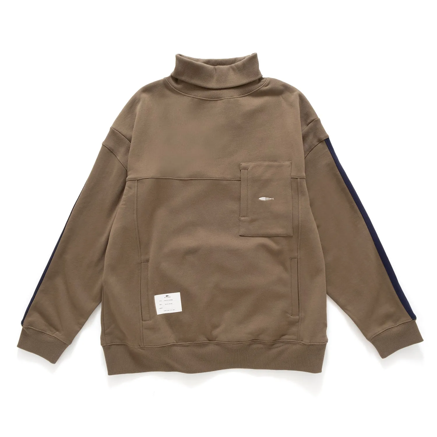 Soft touch layer Seasonal Wear (SW411) Turtleneck Panel Sweater