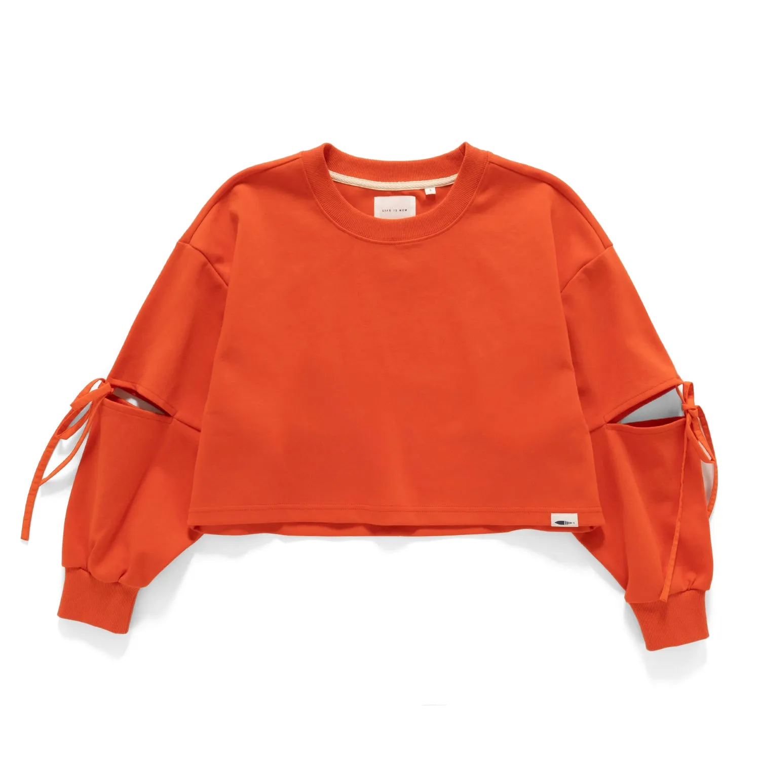 (SW490) Drawstrings Cropped Top Everyday Chic Colorfast Dye Method