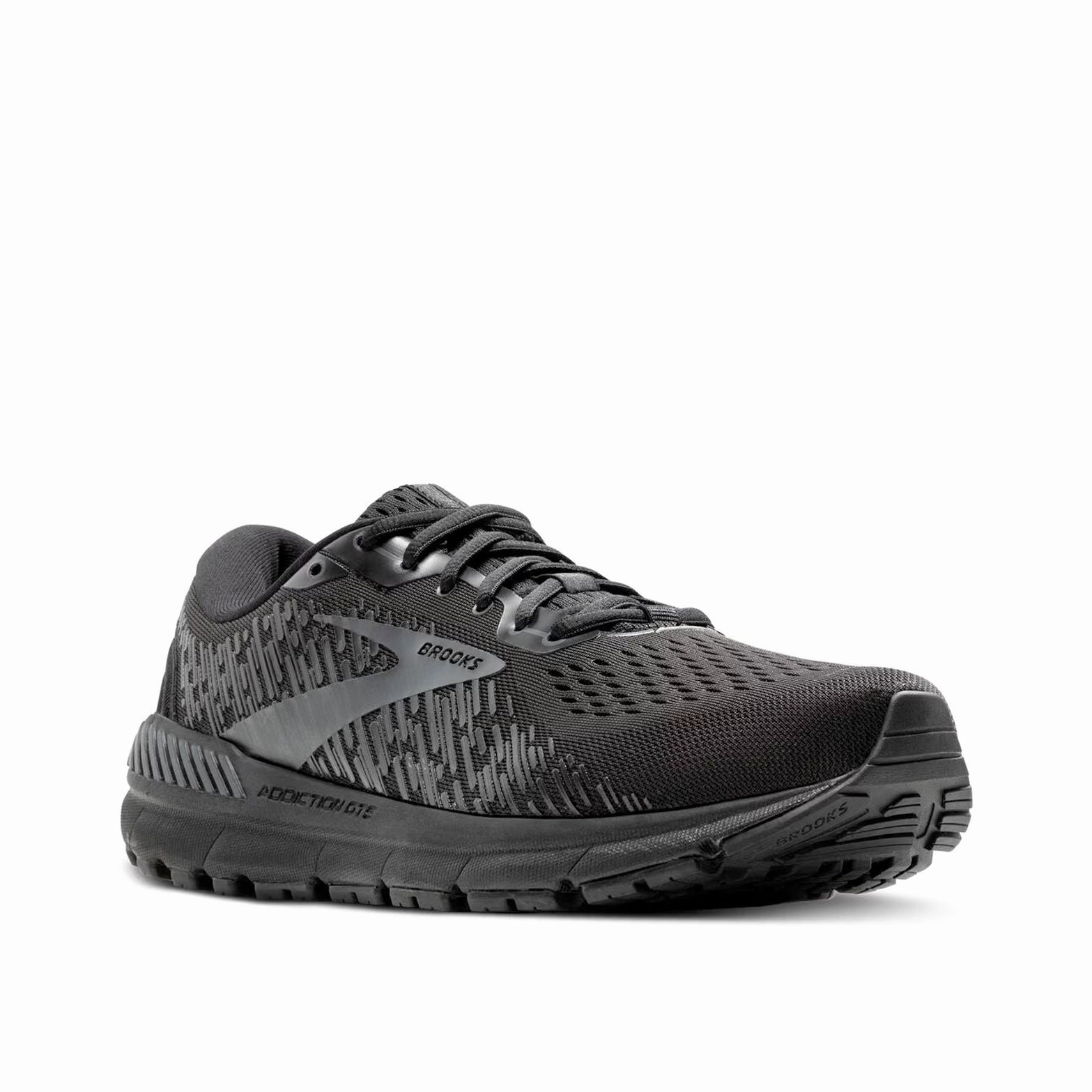 Men's Addiction GTS 15 Running Shoes Black / Black / Ebony Slip On Design running in hilly terrain shoes
