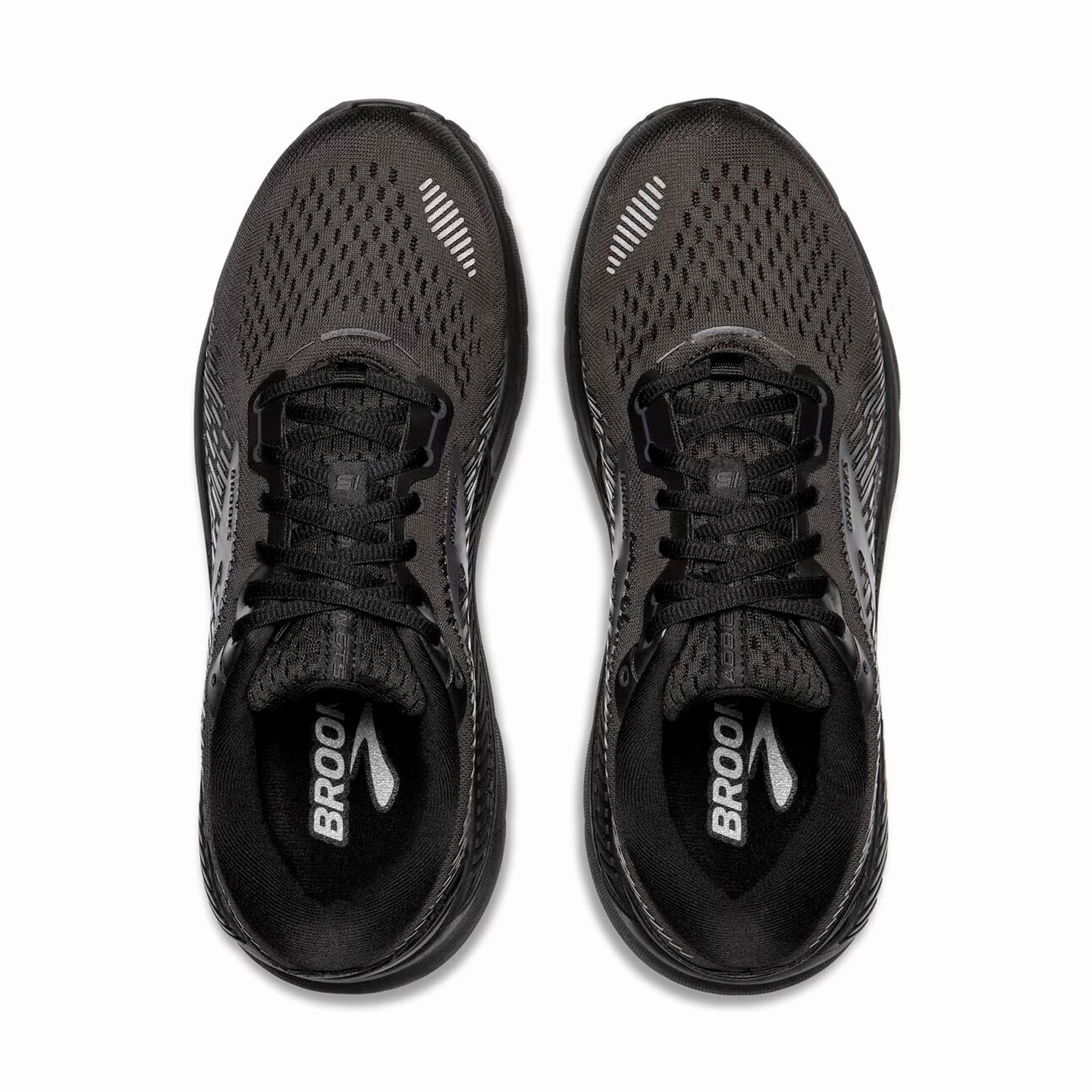 Shear Reduction Technology Men's Addiction GTS 15 Running Shoes Black / Black / Ebony