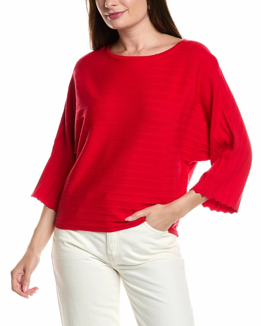 Non Static Fiber Tech Fashion Knit Layer T Tahari Sweater
