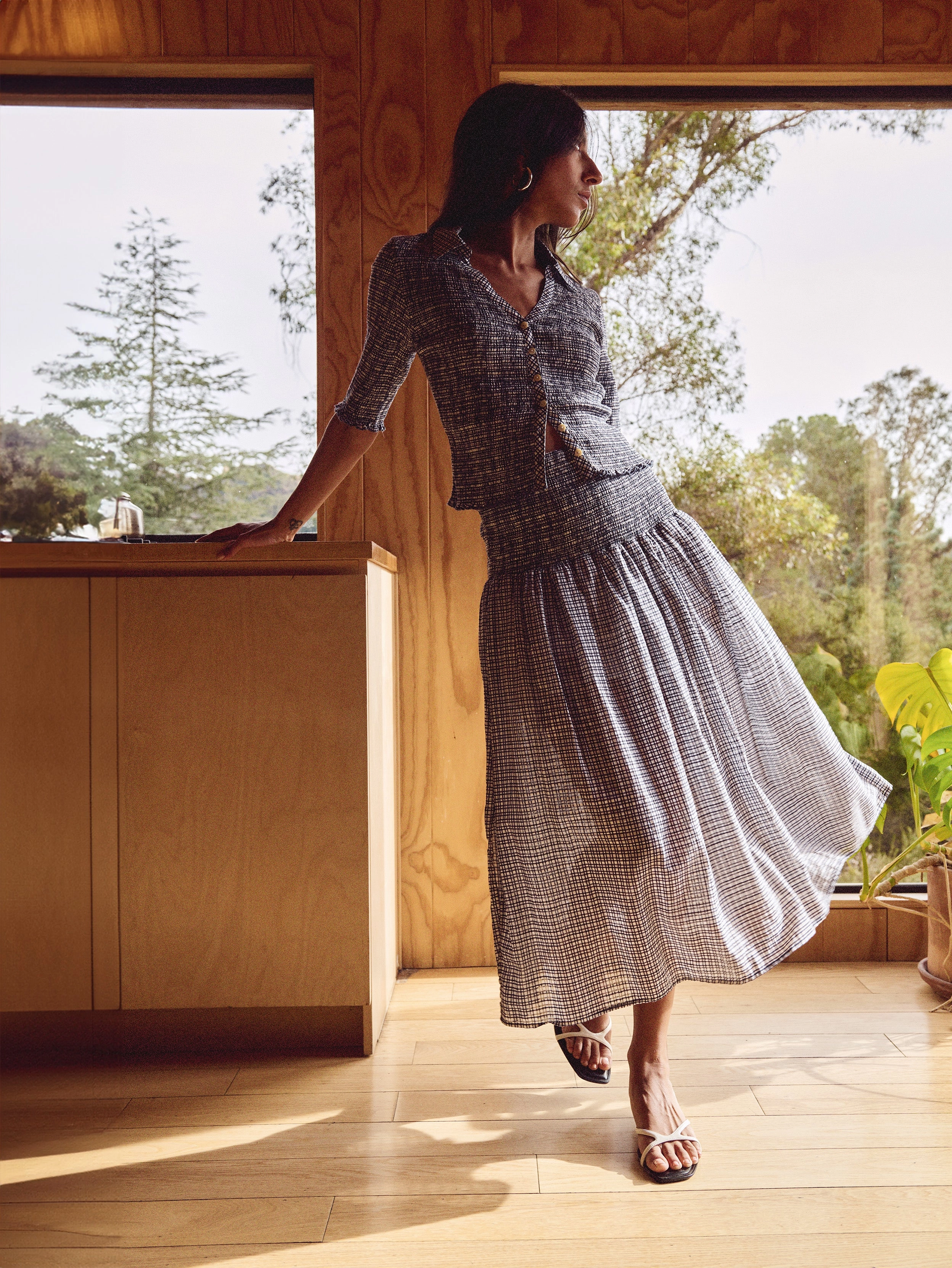 Winter Staple Summer Midi Skirt