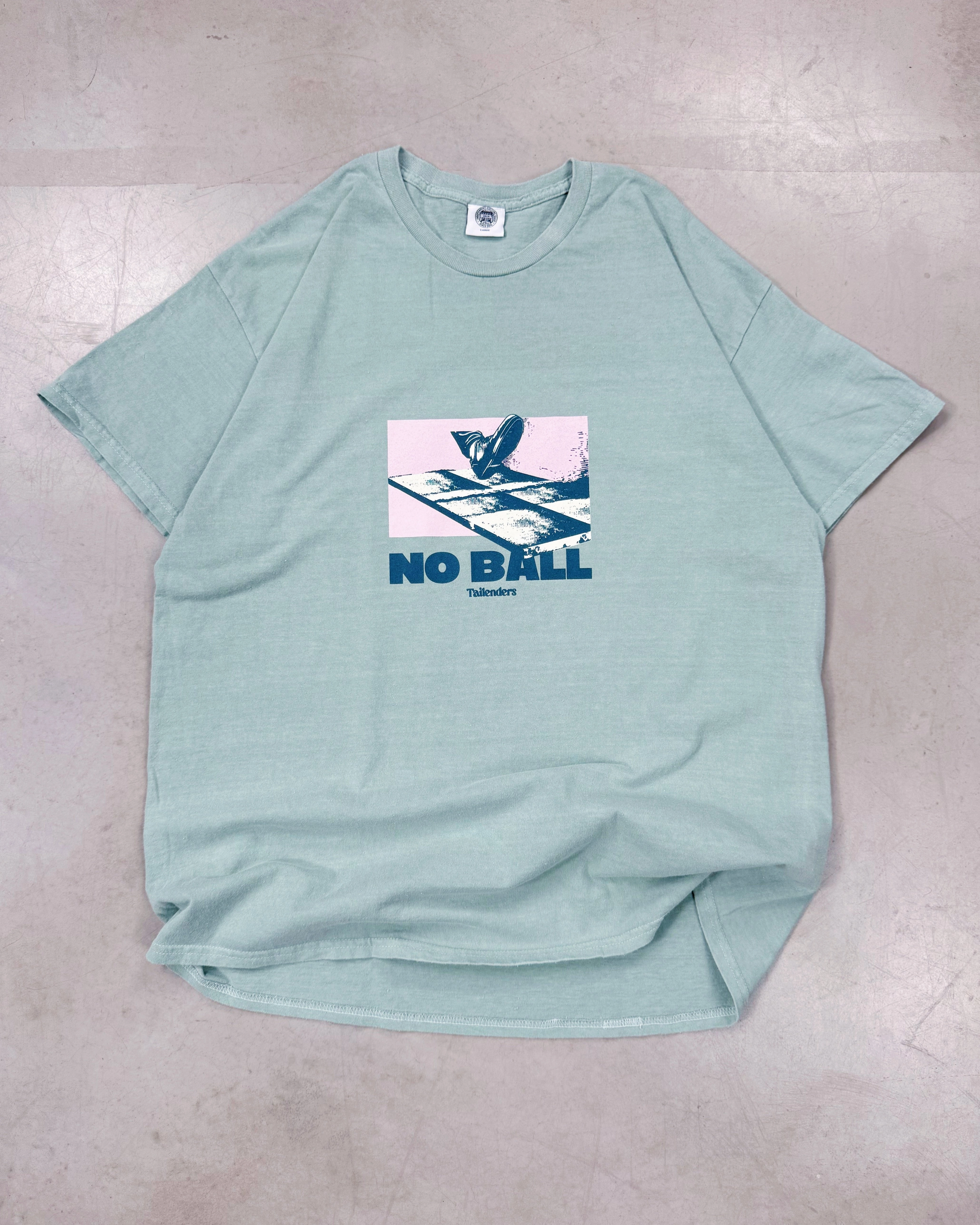 Moisture Management Fabric Timeless Layer Tailenders 'No Ball' Washed Tee - Seafoam