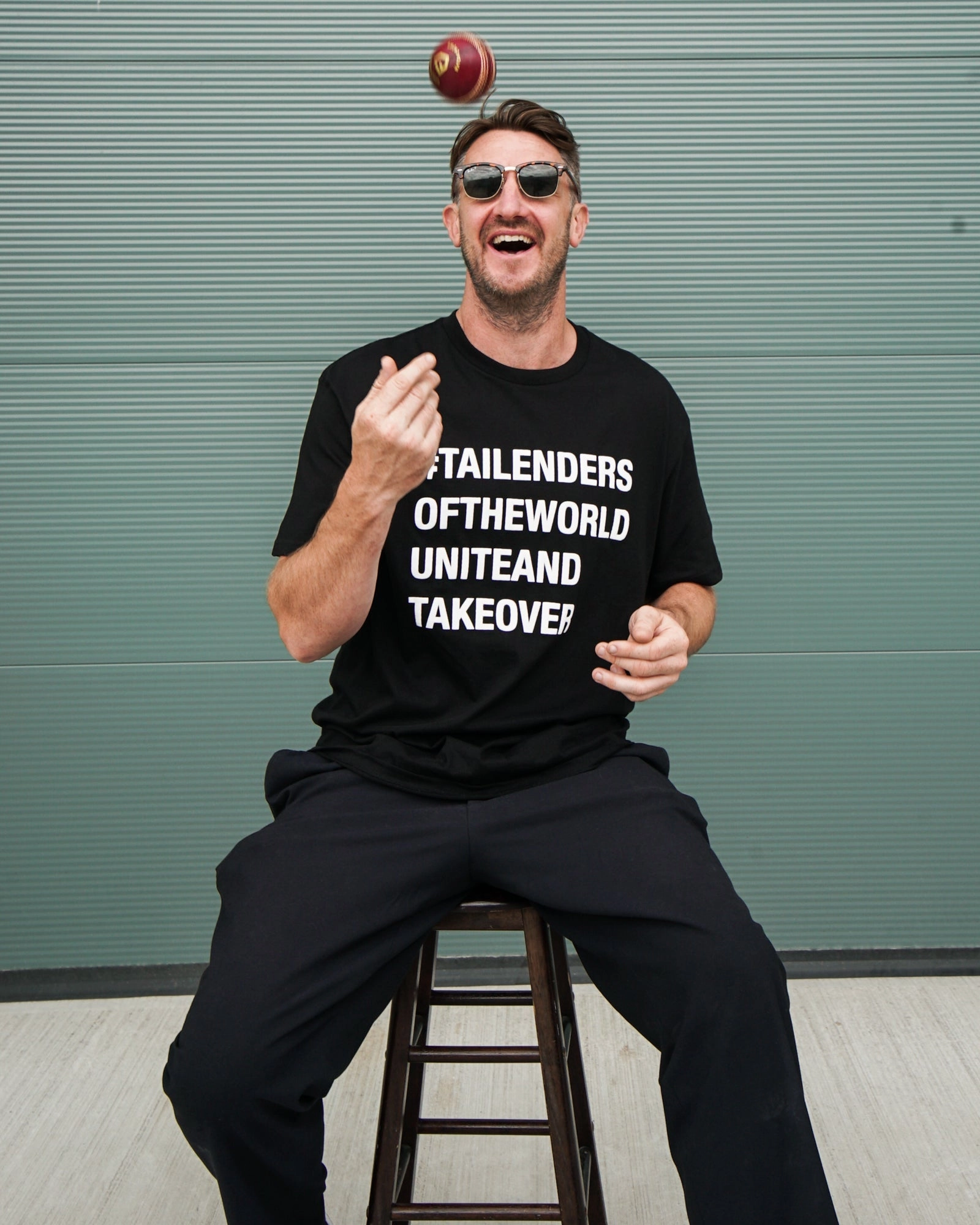 Tailenders 'Unite and Takeover' Tee - Black No Fade Technology cotton material