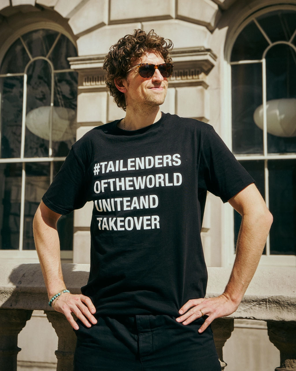 Tailenders 'Unite and Takeover' Tee - Black Classic Comfort Comfortable Touch