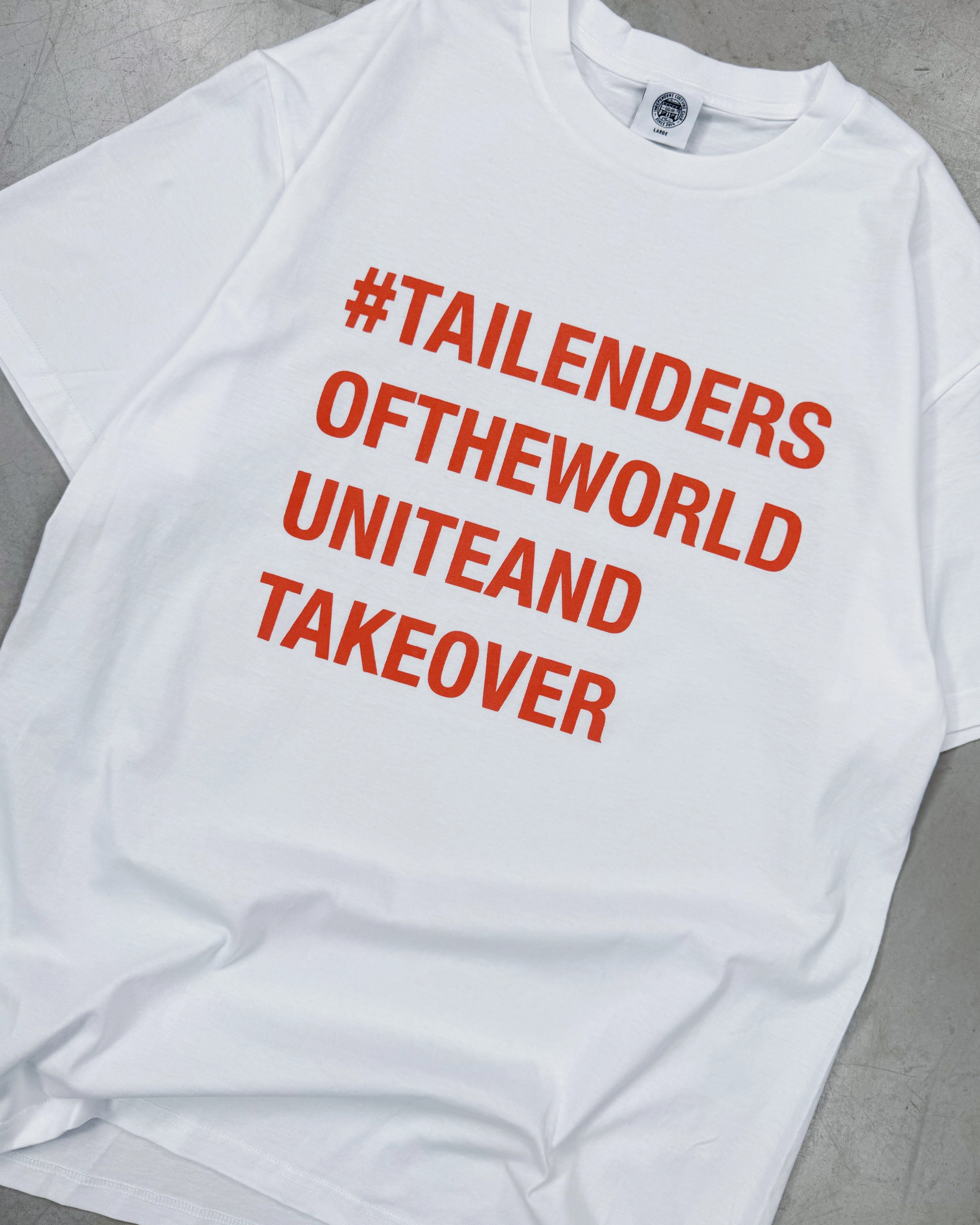 Tailenders 'Unite and Takeover' Tee - White Fresh Outfit Light and Fresh