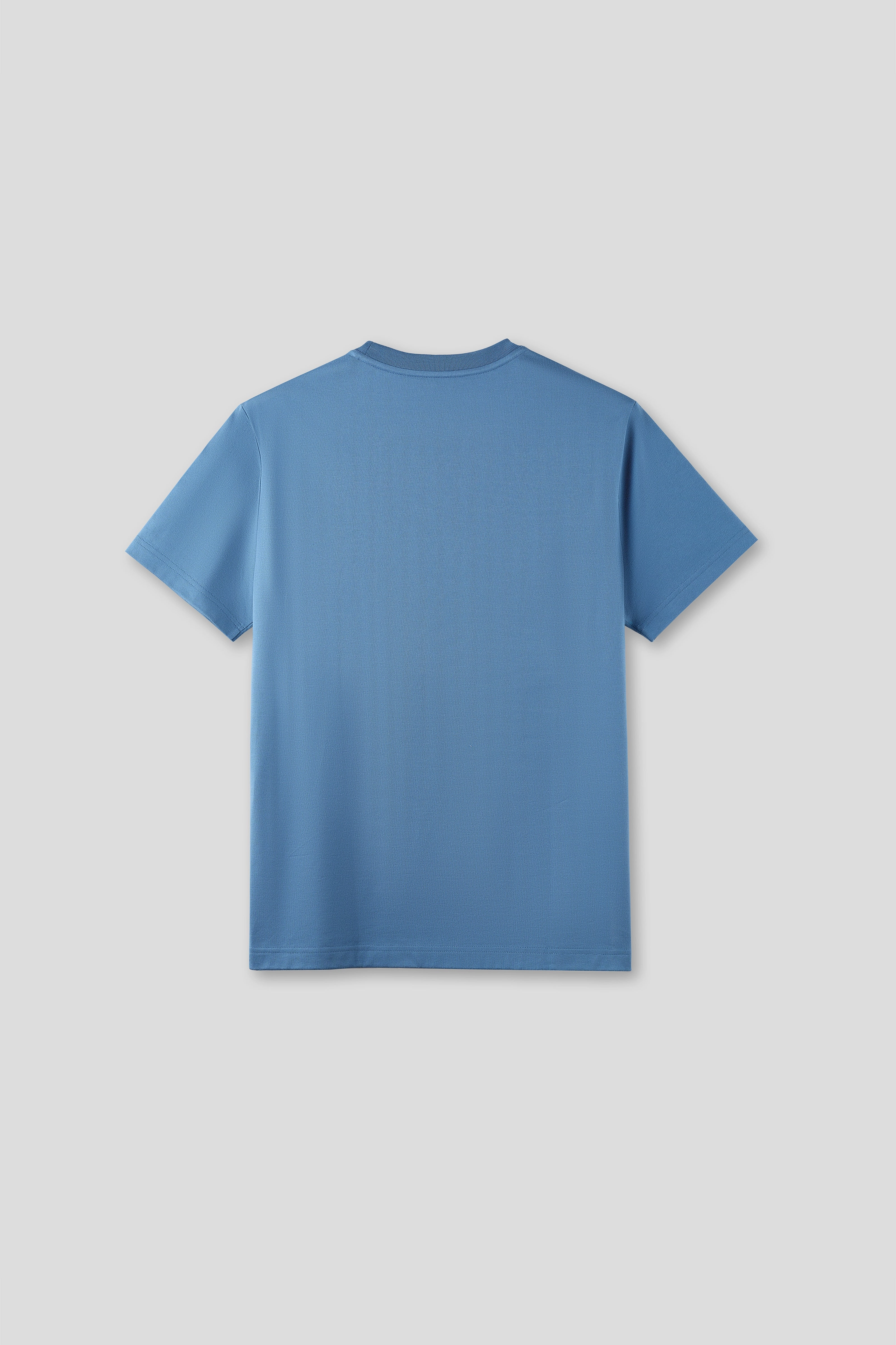 Anti Pilling Finish ??Frozen in Tones?? Waterless Dye Crew Neck T-Shirt | Arctic Sky BL9035
