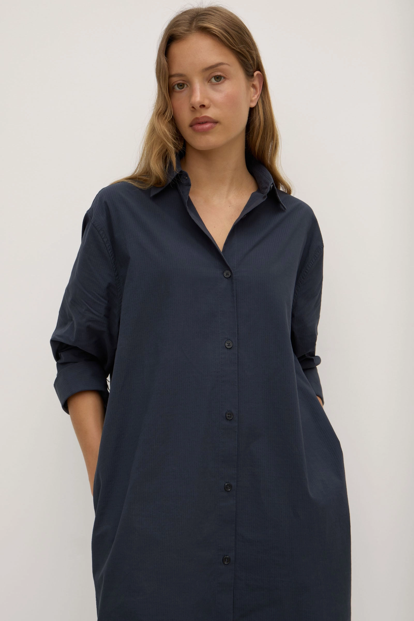 Tammy Shirt Dress Button-Cuff