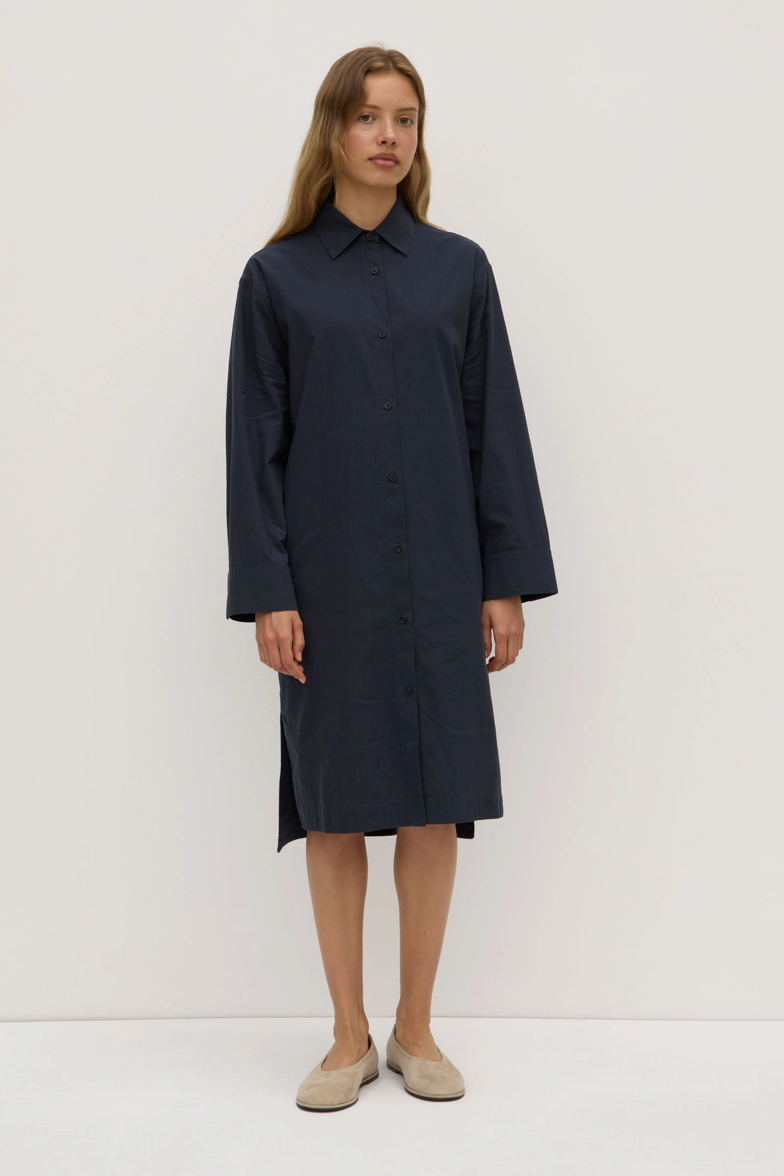 Tammy Shirt Dress Elegant Outline