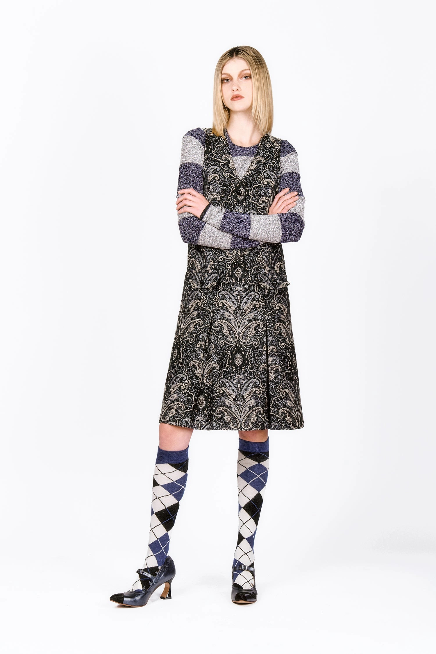Multi Season Simple Fit Tapestry Dress