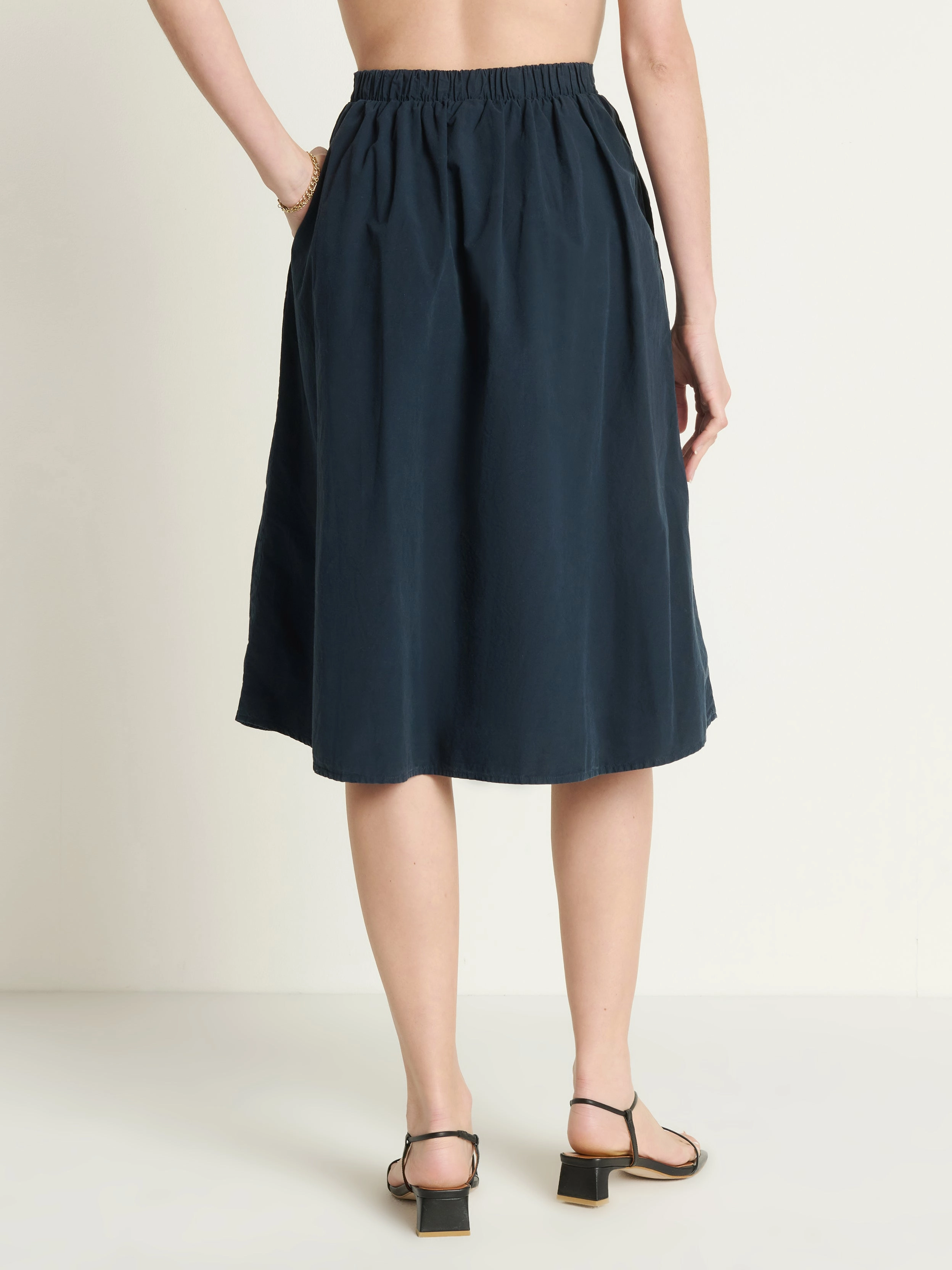 Mid Length Dust Proof Fabric Tatiana Midi Skirt