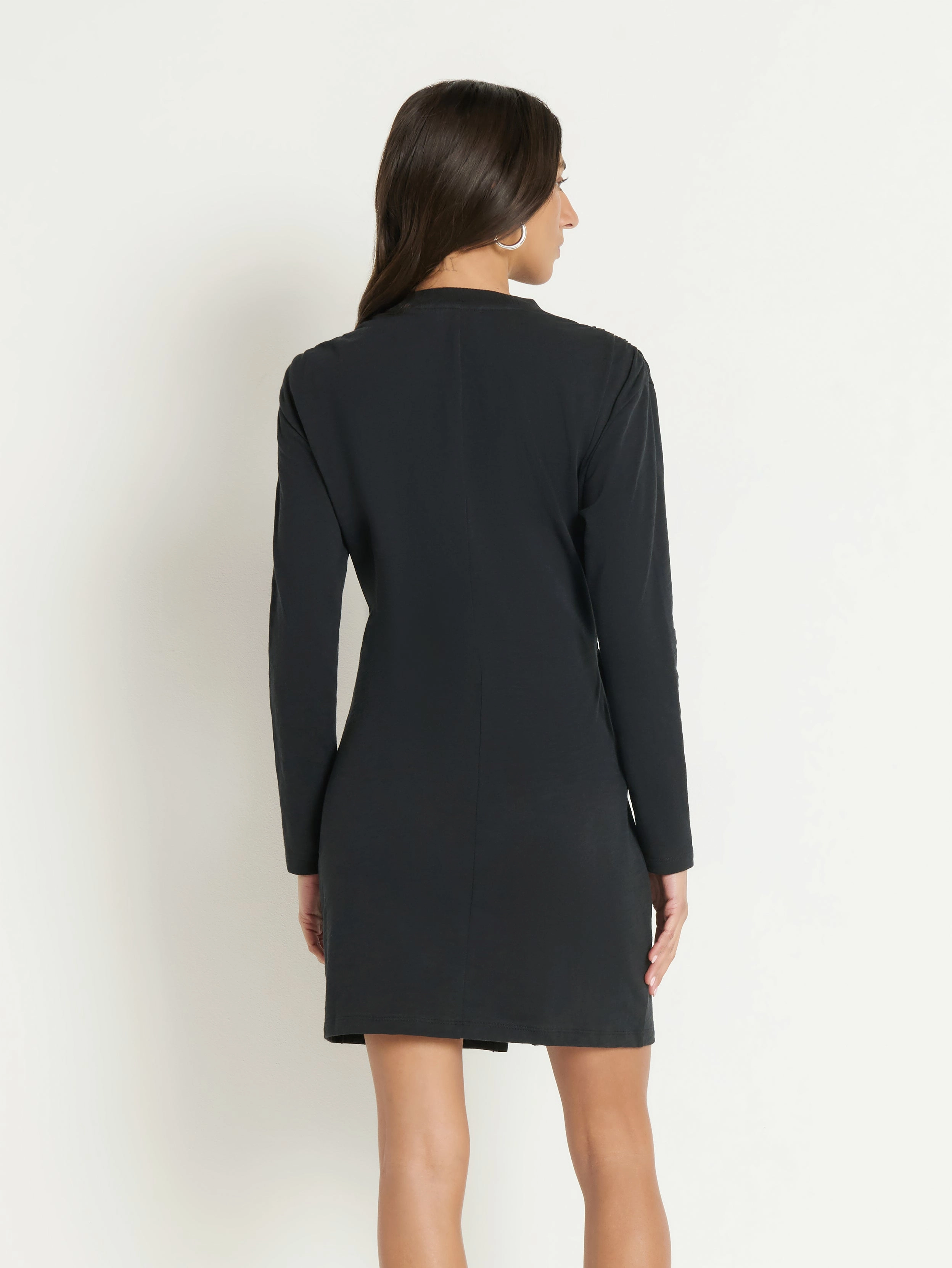 Taylor Wrap Mini Polished and Elegant Button Chic