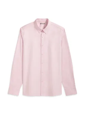 Fulton Oxford Shirt Waffle Weave crew neck