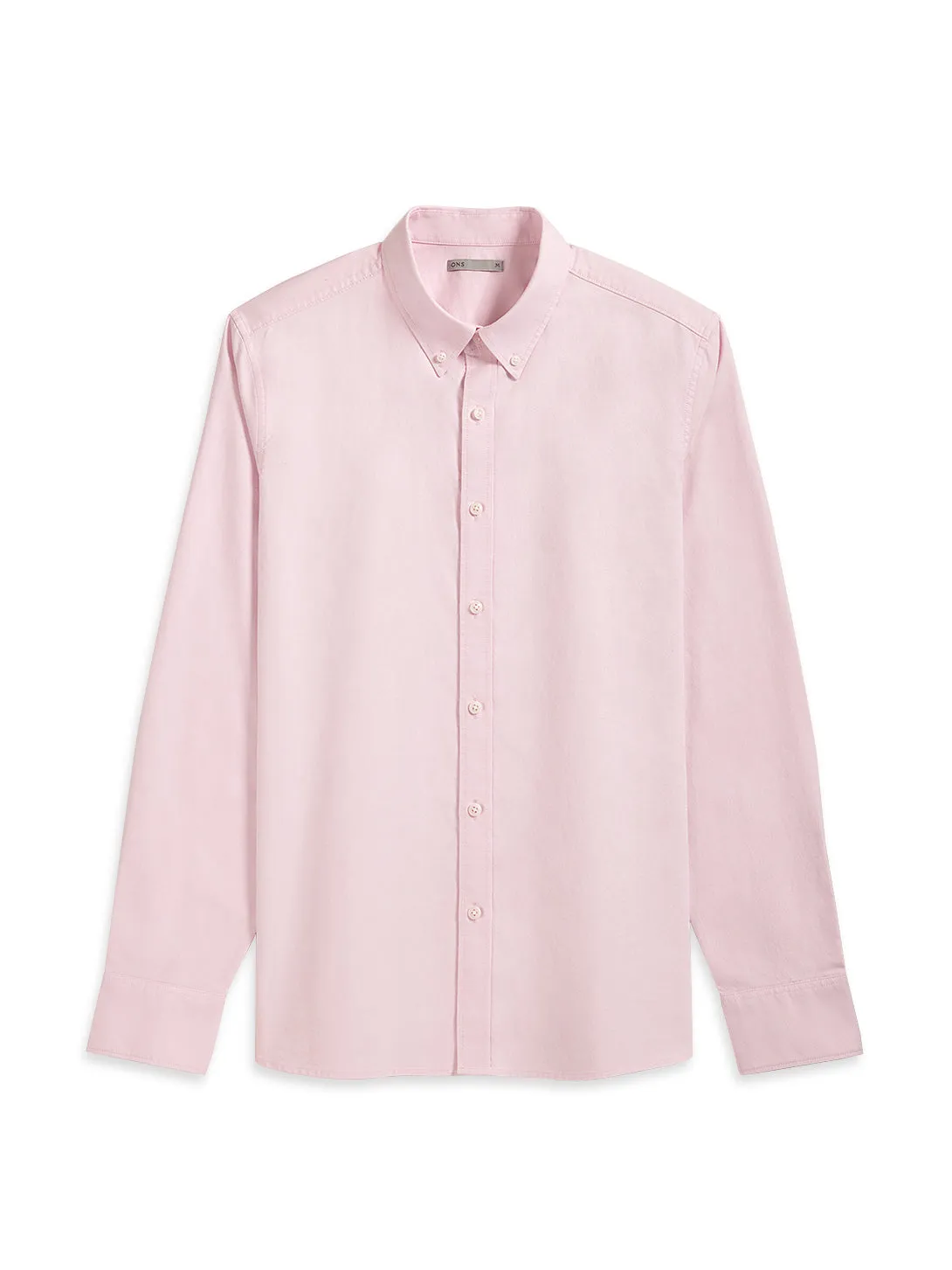 Fulton Oxford Shirt Waffle Weave crew neck