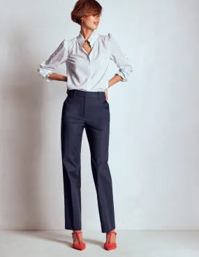 Full Length Canonbury Trousers-Navy MoistureWickingLining