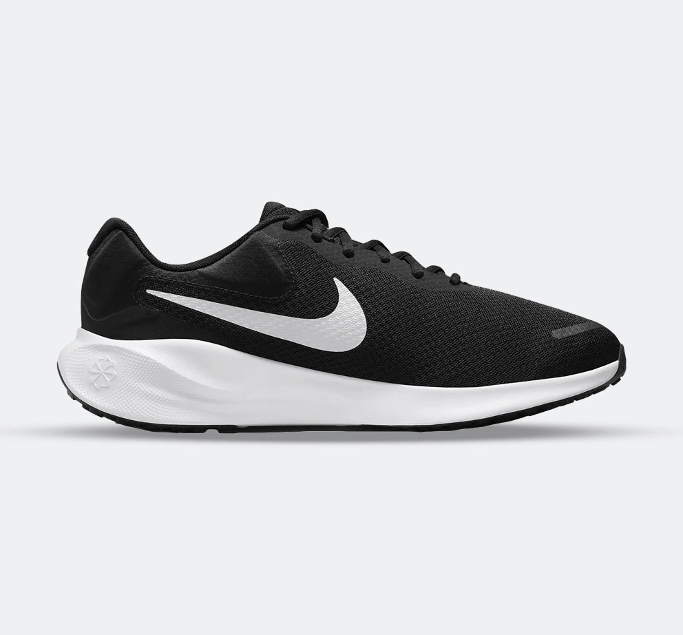 multi - terrain running shoes Men's Wide Fit Nike FB8501-002 Revolution 7 Running Trainers
