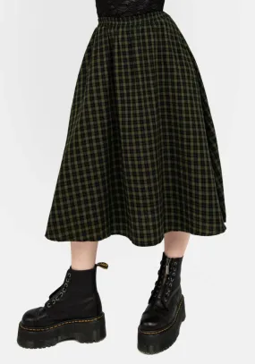 Crisp Fit Terra Midi Skirt