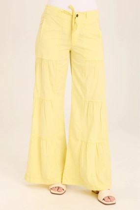 Effortless Look Modern Utility Terraced Wide Leg Pant
