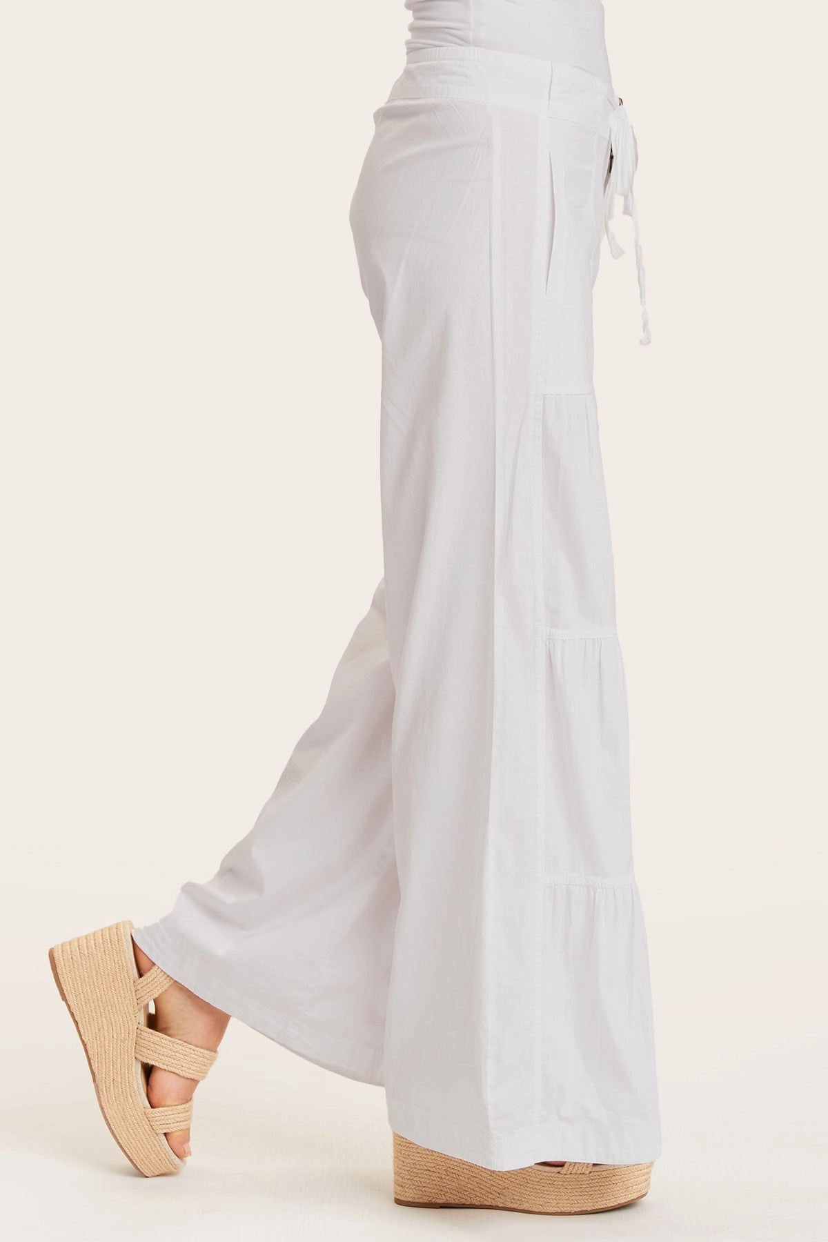 Terraced Wide Leg Pant Compact Packability