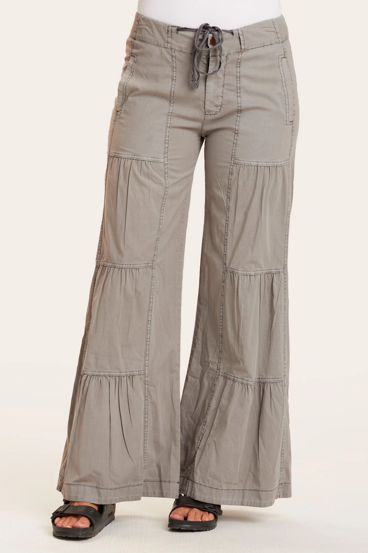 Terraced Wide Leg Pant Chilly Comfort