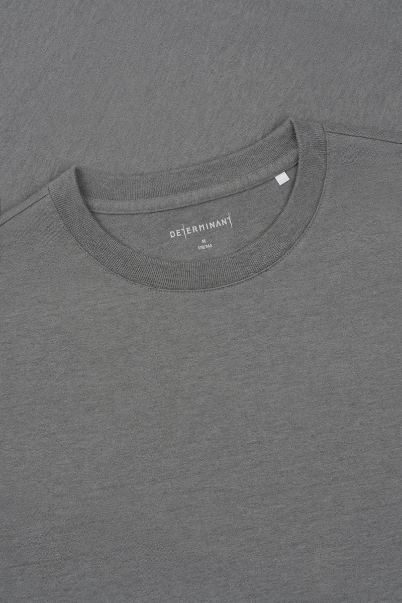 Weekend Ready StretchComfortWeave TerraTones Natural Dye Crew Neck T-Shirt | Stone Grey 58301J