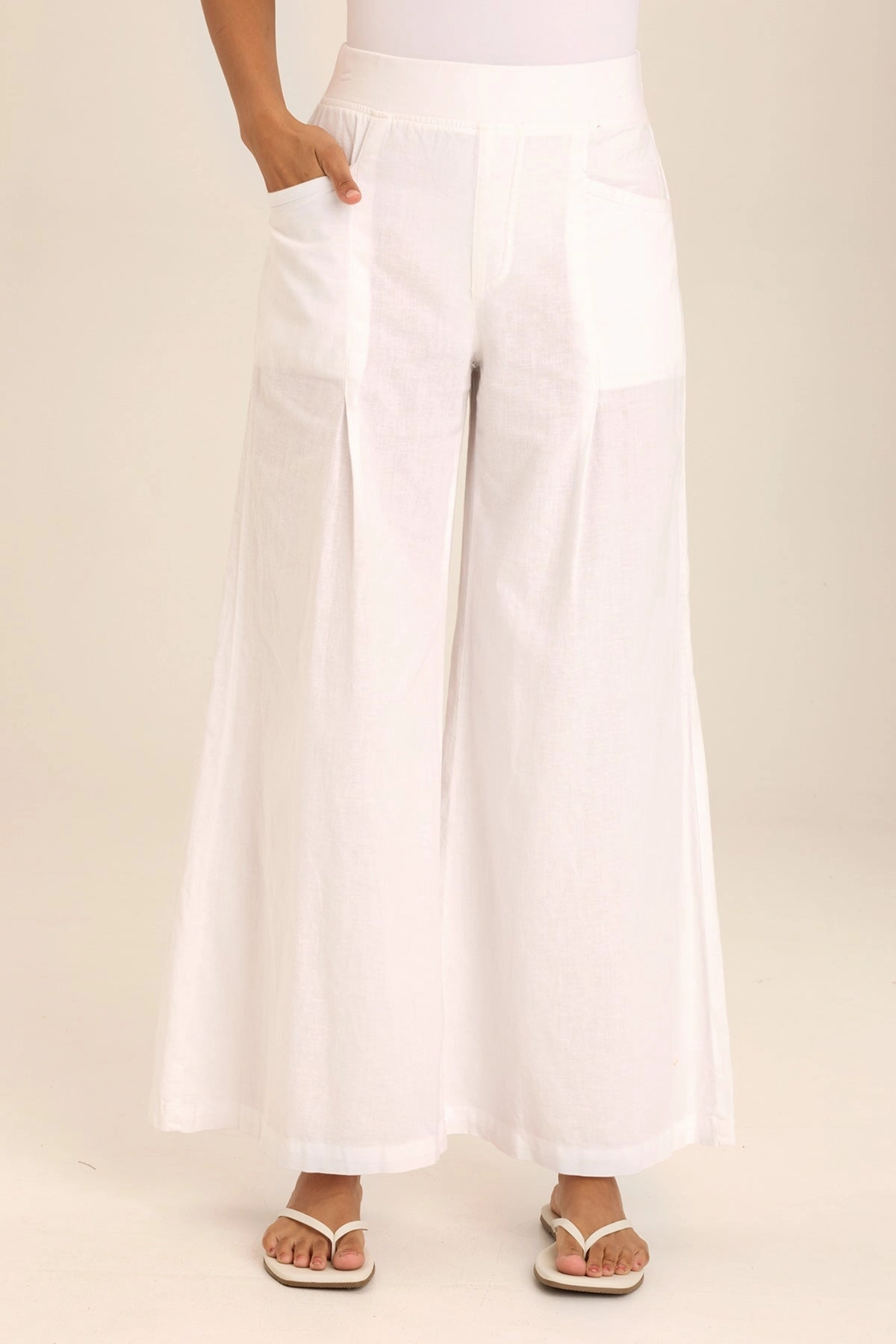 Sport Performance Stretch Support Fit Terri Wide Leg High-Waist Pant